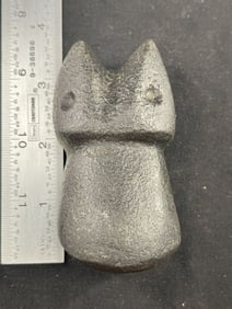 Bird Effigy Hardstone Indian Artifact Arrowhead