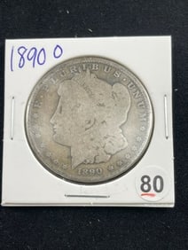 1890 O Morgan Silver Dollar Coin