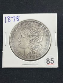 1878 Morgan Silver Dollar Coin
