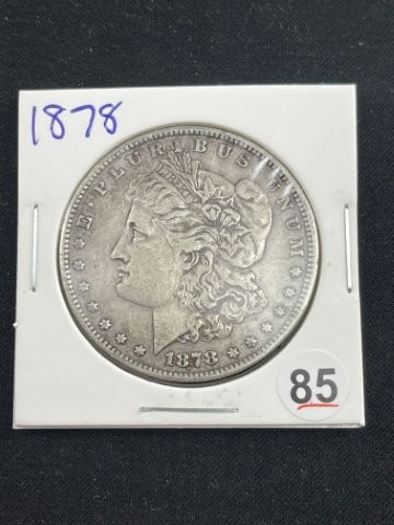 1878 Morgan Silver Dollar Coin (1 of 2)