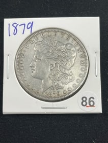 1879 Morgan Silver Dollar Coin
