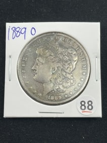 1889 O Morgan Silver Dollar Coin
