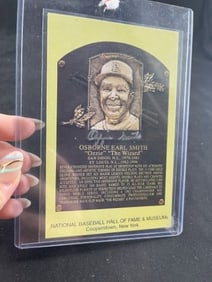 Ozzie Smith Hand Signed Authentic Autograph