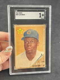1962 Topps Lou Brock Baseball Card