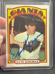 Dave Kingman Hand Signed Authentic Autograph