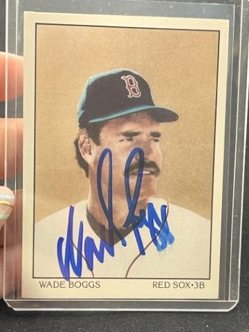 Wade Boggs Hand Signed Authentic Autograph: KEY WORDS: INDIAN ARTIFACT ARTIFACTS ARROWHEAD ARROWHEADS NATIVE AMERICAN MISSISSIPPIAN QUAPAW CADDO POTTERY COINS MORGAN DOLLAR PEACE DOLLAR SILVER COINS Arkansas. Now taking in consignments for pre-