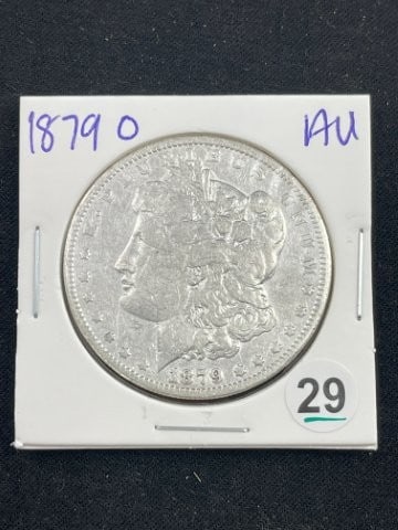 1879 O AU Morgan Silver Dollar Coin (1 of 2)