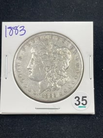 1883 Morgan Silver Dollar Coin