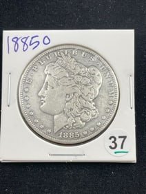 1885 O Morgan Silver Dollar Coin