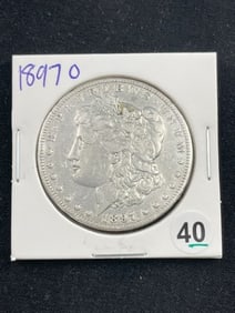 1897 O Morgan Silver Dollar Coin