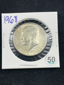 1968 Franklin Half Dollar Coin