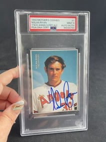 1992 Nolan Ryan PSA Mint 9 Hand Signed Authentic Autograph Baseball Card