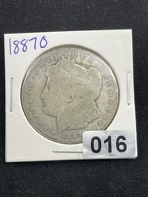 1887 O Morgan Silver Dollar Coin