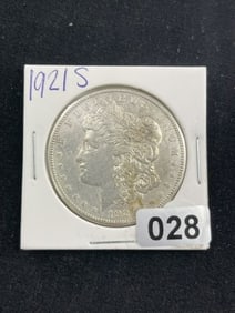 1921 S Morgan Silver Dollar Coin