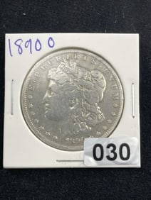 1890 O Morgan Silver Dollar Coin