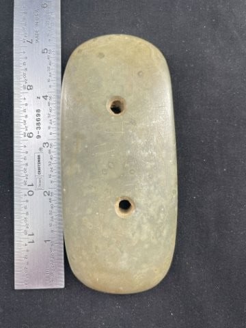 Very Nice Stone Gorget Indian Artifact Arrowhead (1 of 4)