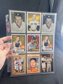 9 Assorted Mickey Mantle Baseball Cards