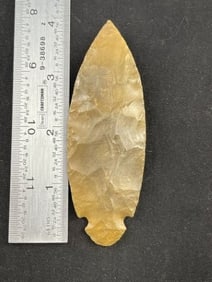 4" Turkeytail Indian Artifact Arrowhead