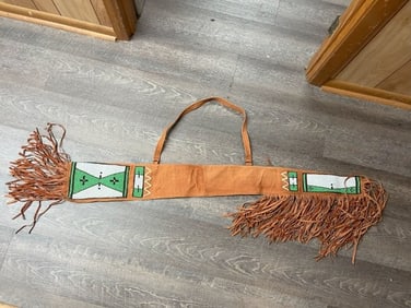 47" Beaded Gun Scabbard