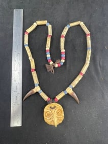 Owl Bone Pendant