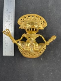 Tumbaga Tairona Gold Figurine UNKNOWN MATERIAL