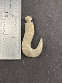 2 Stone Fish Hooks