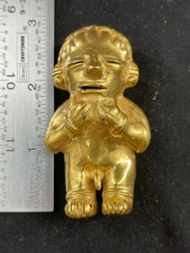 Tumbaga Tairona Gold Figurine UNKNOWN MATERIAL