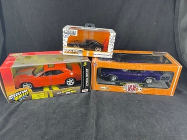 3 Die-Cast Cars