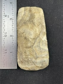 Chipped Celt Indian Artifact Arrowhead