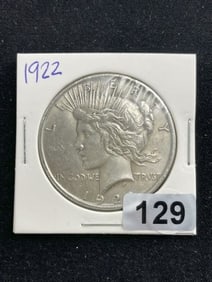 1922 Peace Silver Dollar Coin