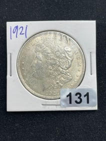 1921 Morgan Silver Dollar Coin