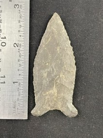 2 & 3/4" Clovis Indian Artifact Arrowhead
