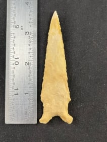 3 & 5/8" Dalton Indian Artifact Arrowhead