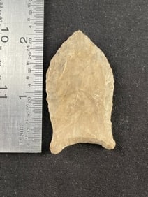 2 & 1/8" Clovis Indian Artifact Arrowhead