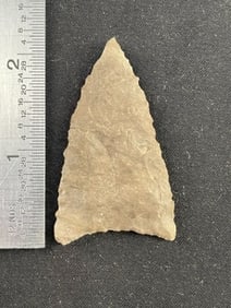 2 & 1/8" Dalton Indian Artifact Arrowhead