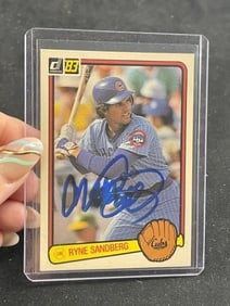 Ryne Sandberg Hand Signed Authentic Autograph