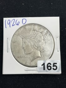 1926 D Peace Silver Dollar Coin