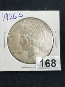1926 S Peace Silver Dollar Coin
