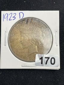 1923 D Peace Silver Dollar Coin