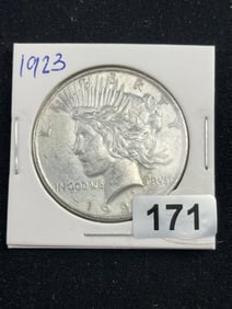 1923 Peace Silver Dollar Coin