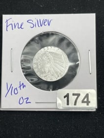 1/10th Ounce Fine Silver