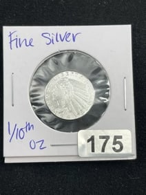 1/10th Ounce Fine Silver