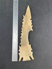 10 & 5/8" Tussinger Eccentric Indian Artifact Arrowhead