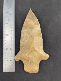5 & 1/2" Adena Indian Artifact Arrowhead