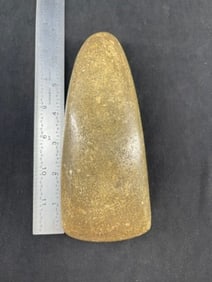 Large Well Made Celt Indian Artifact Arrowhead