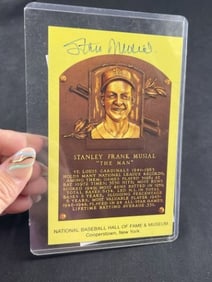 Stan Musial Hand Signed Authentic Autograph