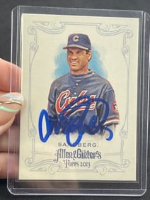 Ryne Sandberg Hand Signed Authentic Autograph