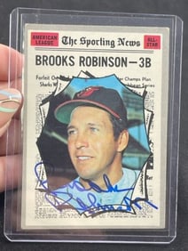 Brooks Robinson Hand Signed Authentic Autograph