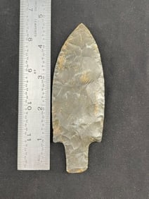 4 & 3/4" Adena Indian Artifact Arrowhead