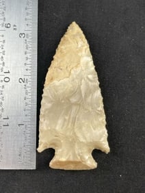 3 & 1/4" Apple Creek Indian Artifact Arrowhead